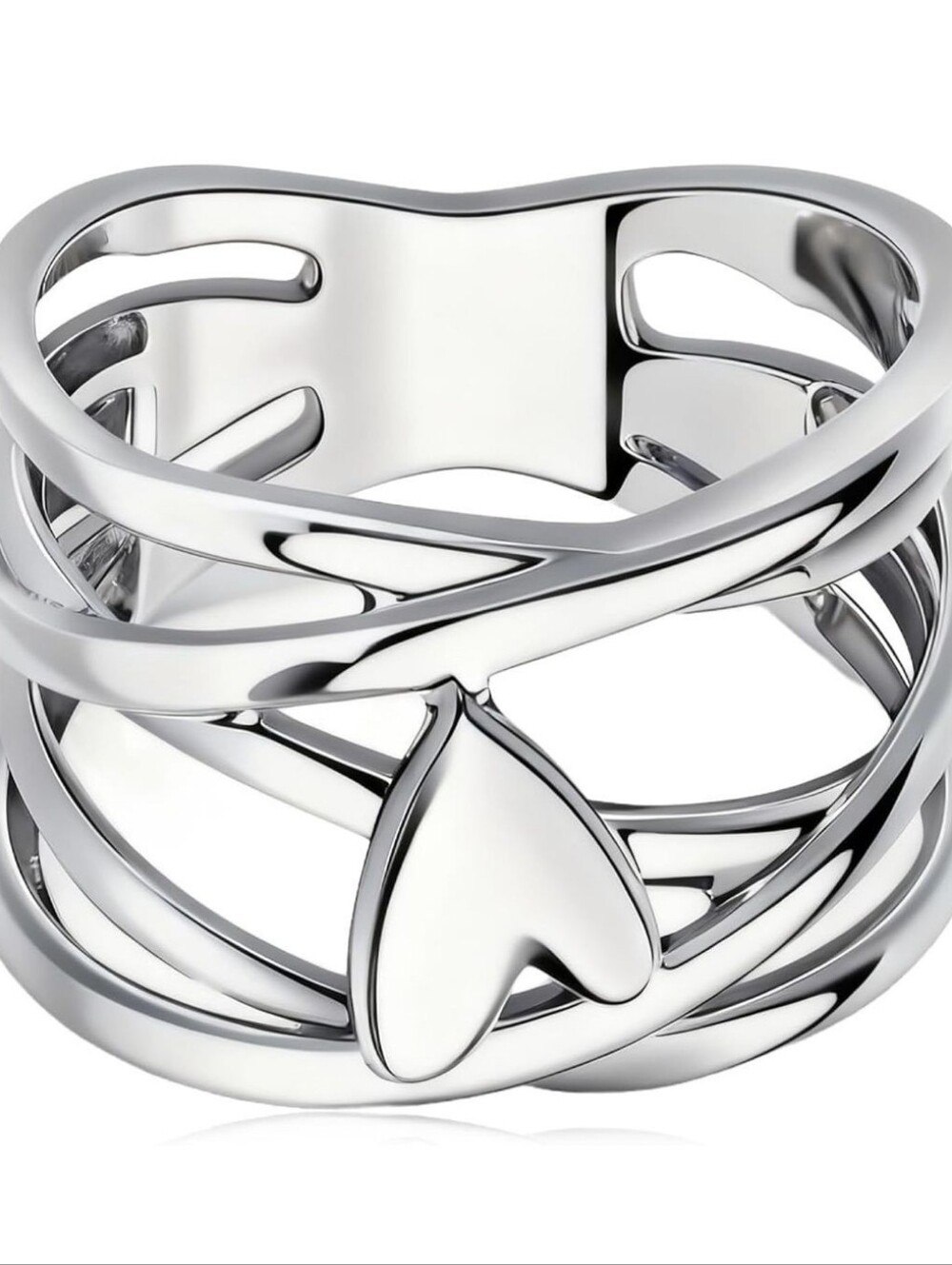 Silver Heart Ring for Women